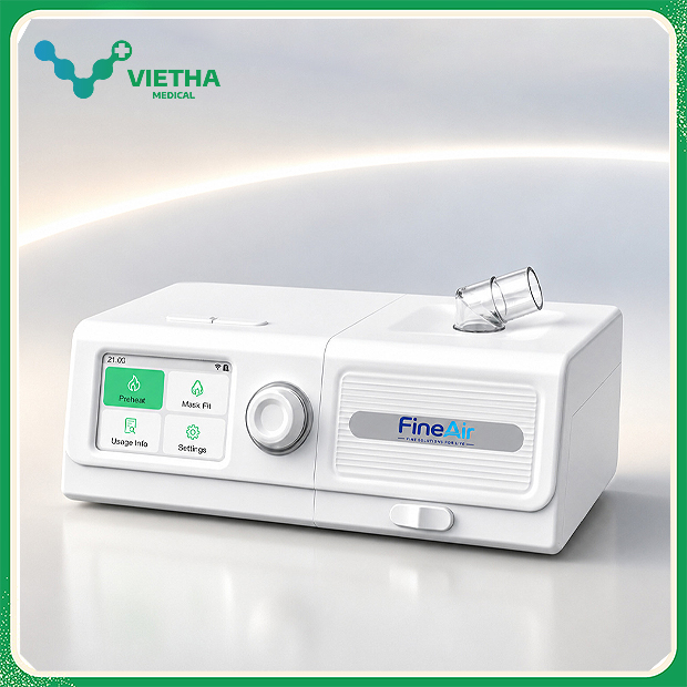 Máy Trợ Thở FineAir SS170 BIPAP - S/T Giao Diện Tiếng Việt