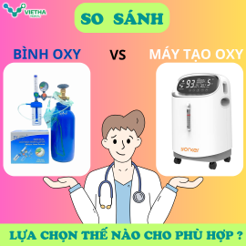 So Sánh Máy tạo Oxy với Bình Oxy! Lựa chọn sao cho phù hợp?