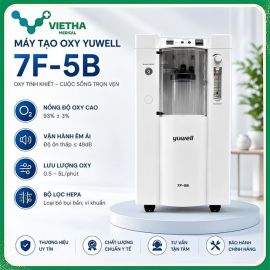 Máy Tạo Oxy Yuwell 7F-5B – Giải Pháp Cung Cấp Oxy Tại Nhà Hiệu Quả Cho Người Bệnh
