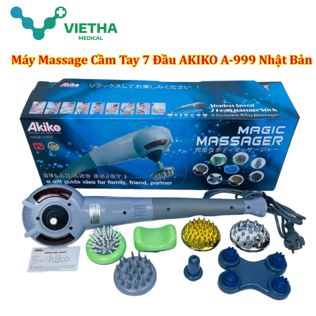 Máy Massager 7 Đầu AKIKO A -999 Nhật Bản