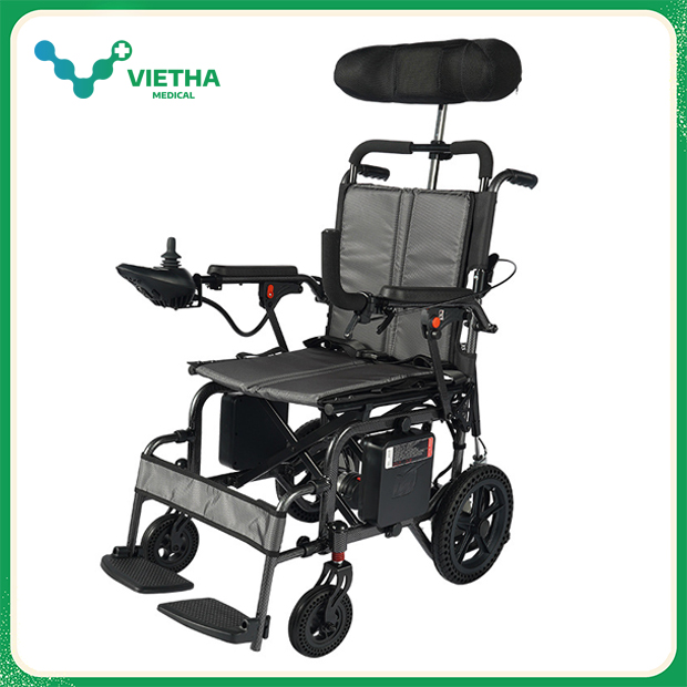 Xe lăn điện ngả lưng Lucass S-500 (pin lithium, phanh tự động)