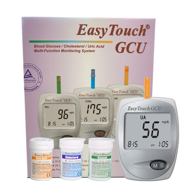 Máy đo đường huyết 3 trong 1 Easy Touch GCU hàng chính hãng