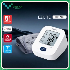 Omron HEM-7180 EZ Lite – Máy Đo Huyết Áp Bắp Tay Tự Động