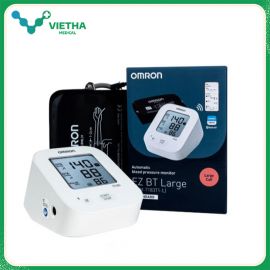 Máy đo huyết áp Omron EZ BT Large HEM-7183T1-L Bluetooth chính xác, cảnh báo nhịp tim bất thường