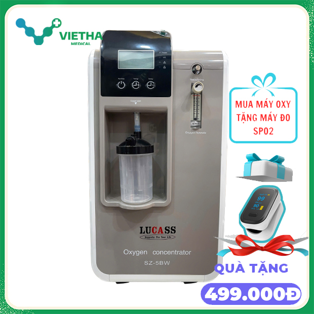 Máy Tạo Oxy 5 Lít Lucass SZ-5BW