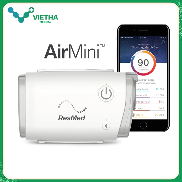 Máy trợ thở Resmed AirMini Autoset - Nhỏ Gọn Nhất Thế Giới